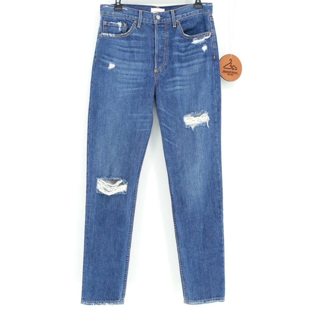 BOYISH The Billy Distressed Skinny Jeans In Sabrina Wash